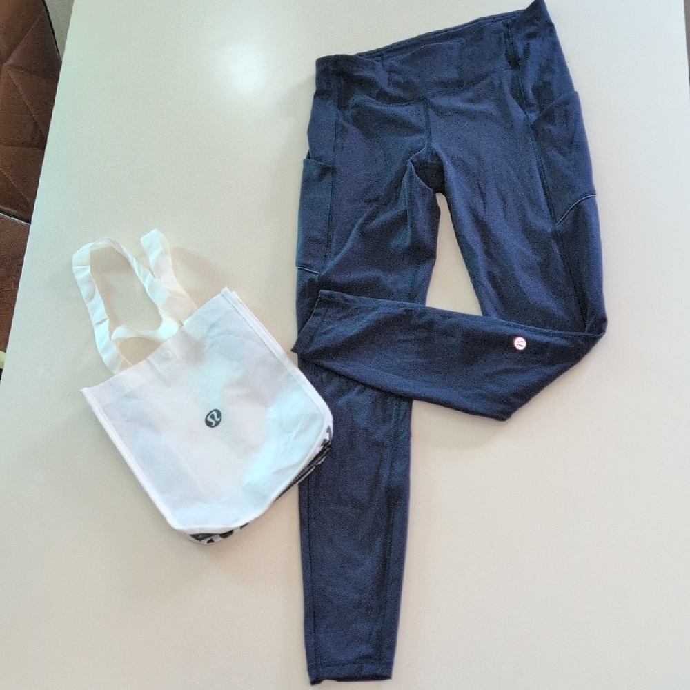 lululemon athletica Navy High-Rise Performance Leggings
